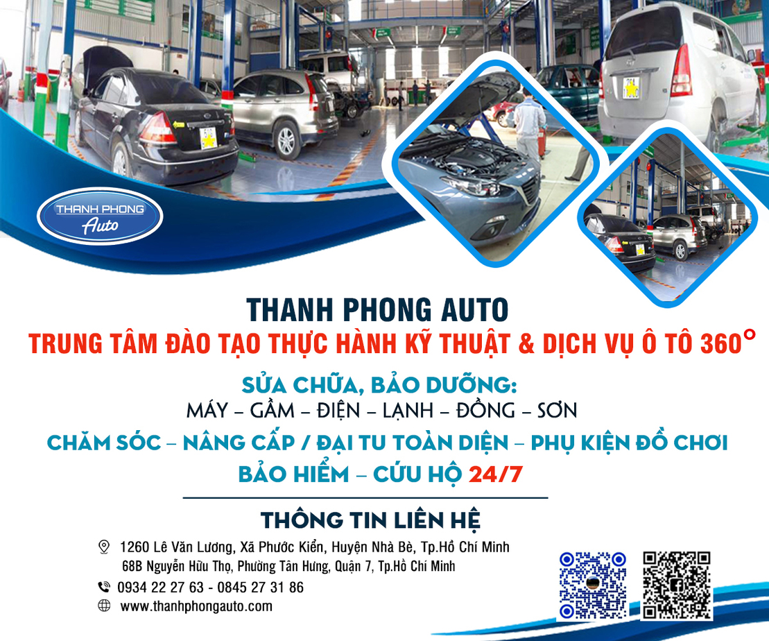 Xưởng đào tạo sửa chữa xe ô tô uy tín tại TPHCM