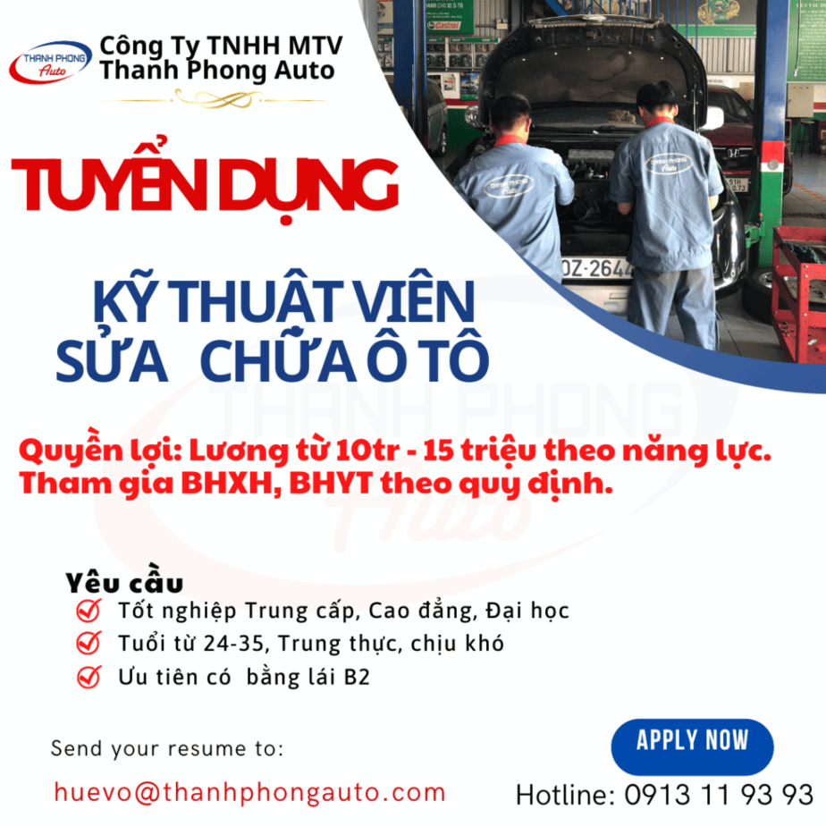 - THÔNG BÁO TUYỂN DỤNG