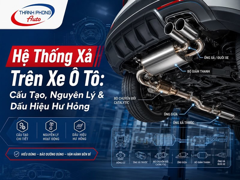 hệ thống xả trên ô tô