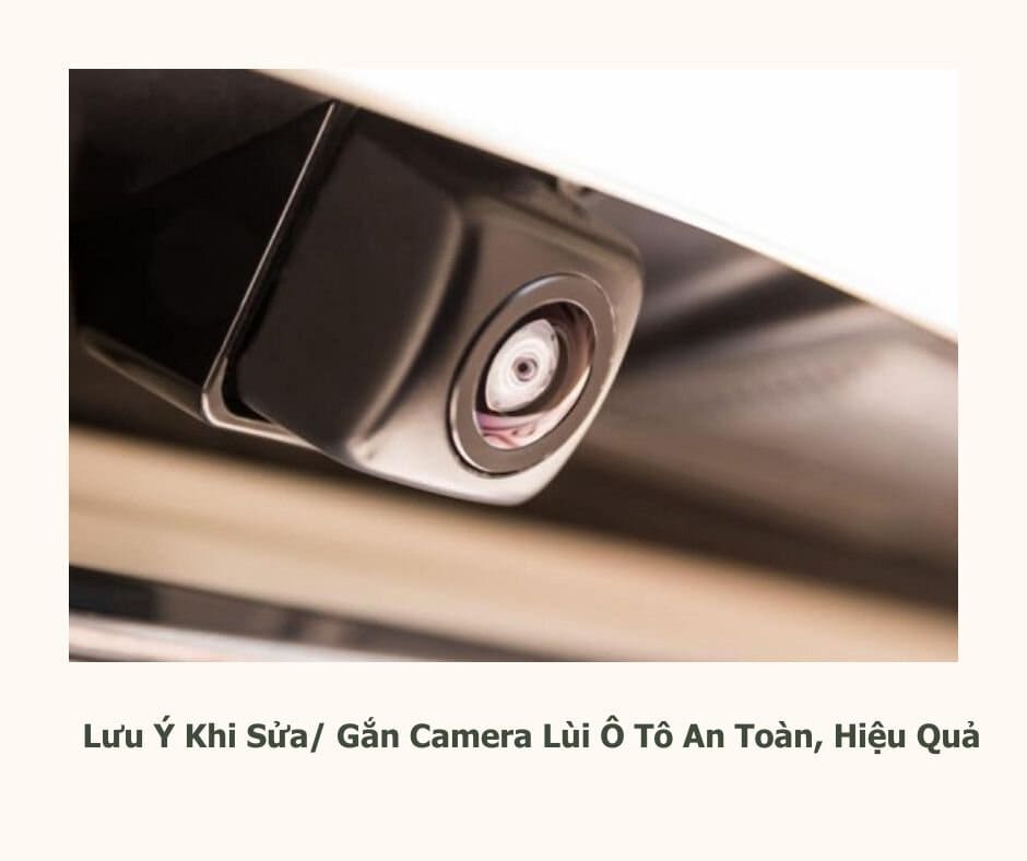 lắp camera lùi ô tô