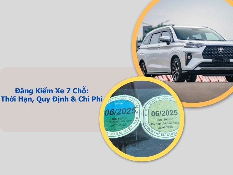 đăng kiểm xe ô tô 7 chỗ