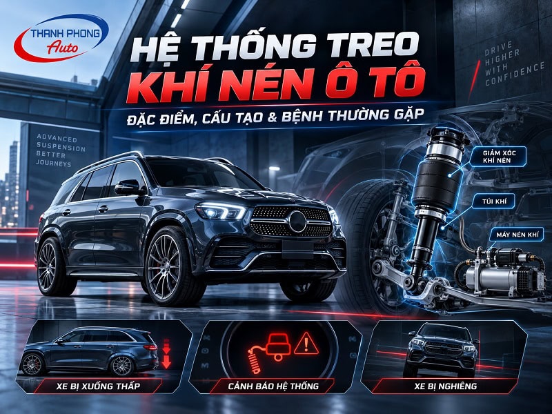 hệ thống treo khí nén ô tô