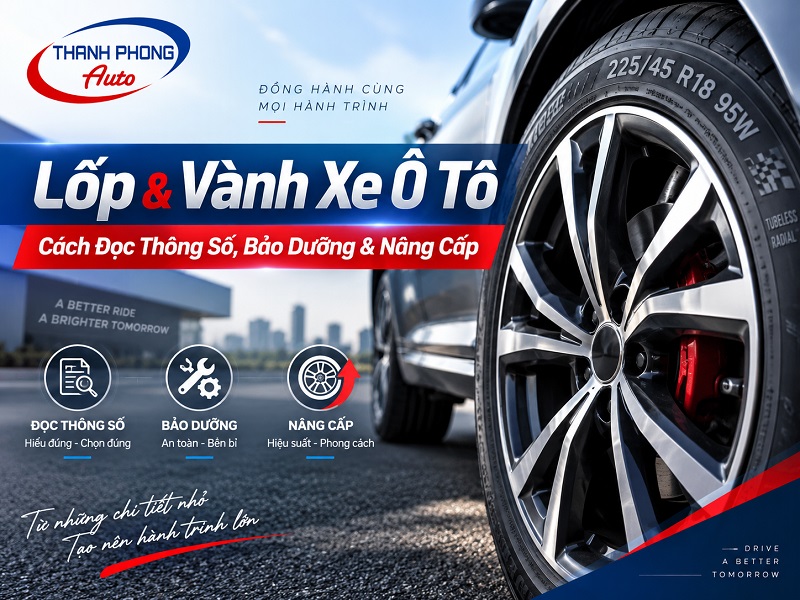 lốp xe và vành xe ô tô