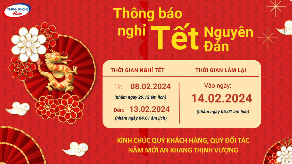 - THÔNG BÁO NGHỈ TẾT NGUYÊN ĐÁN 2024