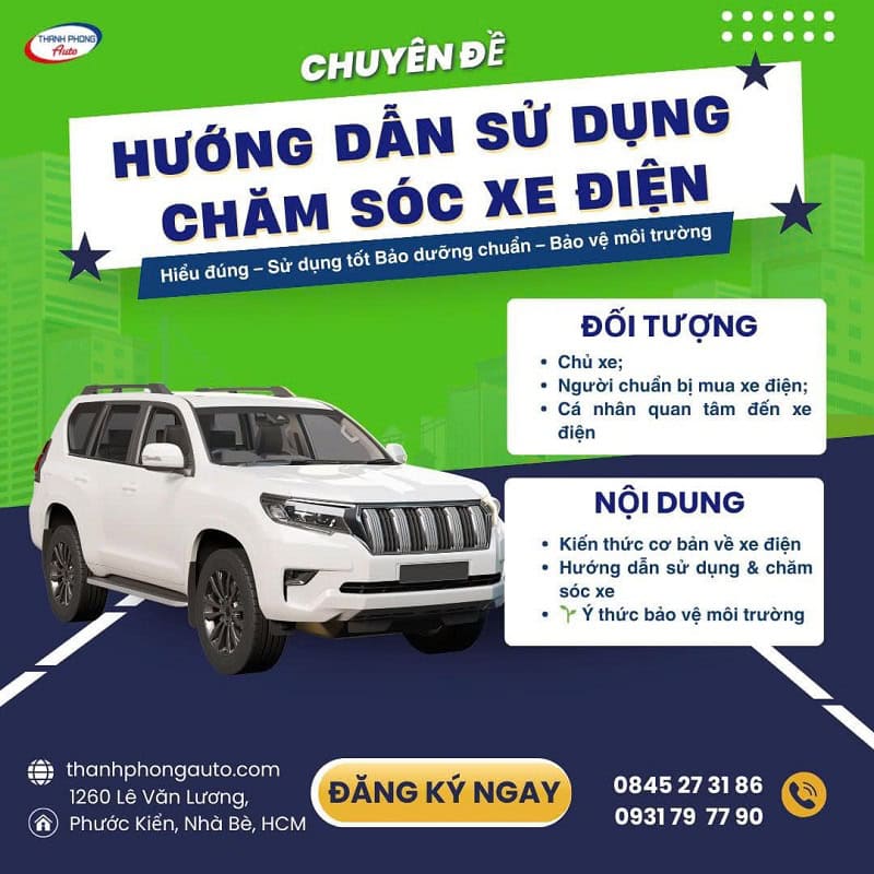 khoa hoc su dung va cham soc xe dien