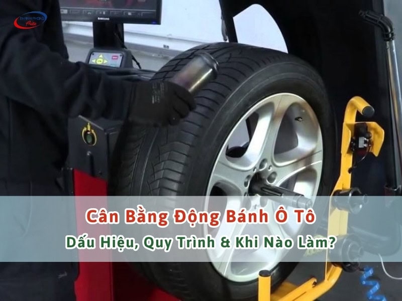 cần bằng động lốp xe ô tô