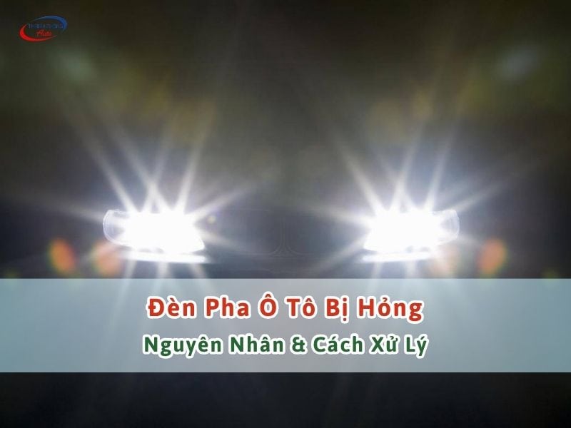 đèn pha ô tô bị hỏng