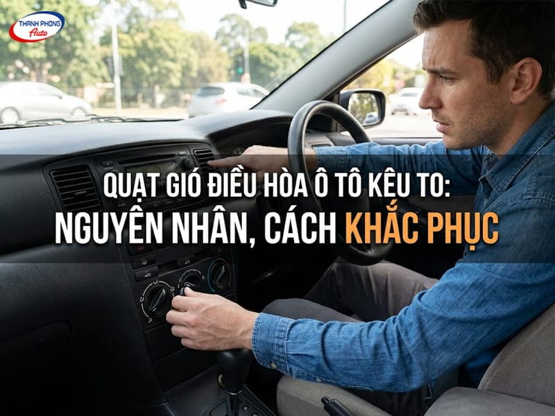 quạt gió điều hòa ô tô kêu to