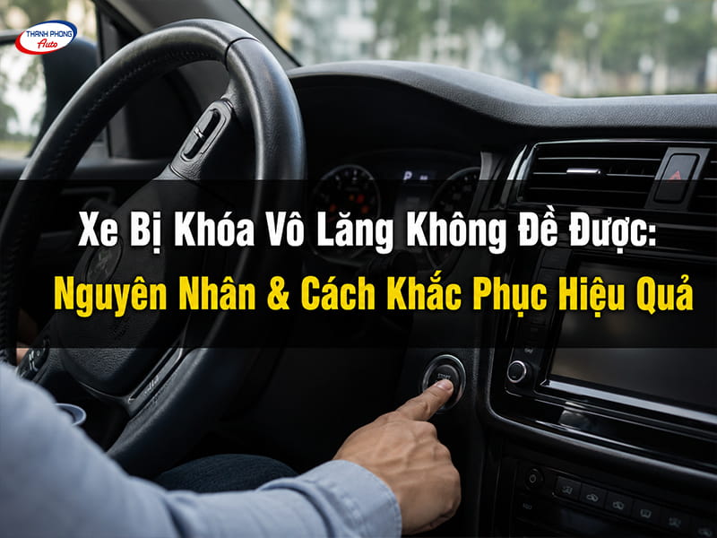 xe bị khóa vô lăng không đề được