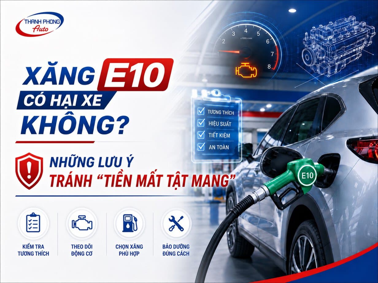 xăng e10 có hại xe không