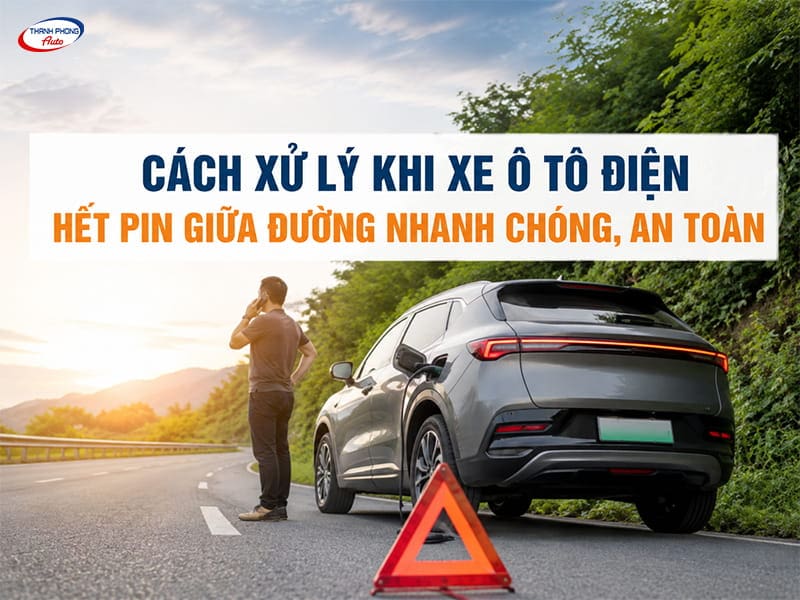 ô tô điện hết pin giữa đường