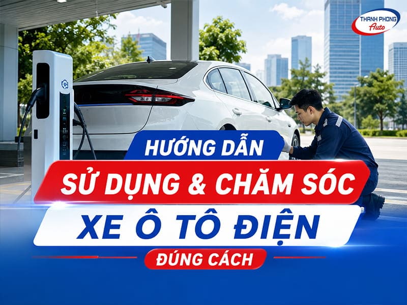 sử dụng và chăm sóc ô tô điện