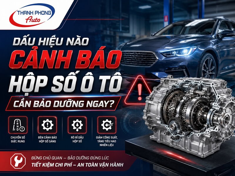 dấu hiệu hộp số ô tô cần bảo dưỡng