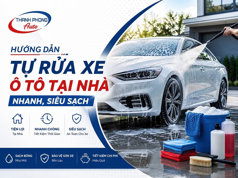 tự rửa xe ô tô tại nhà