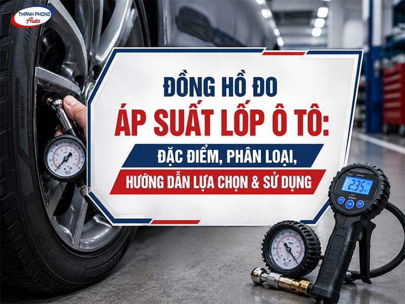 đồng hồ đo áp suất lốp ô tô