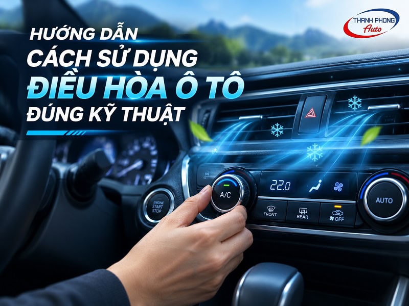 cách sử dụng điều hòa ô tô