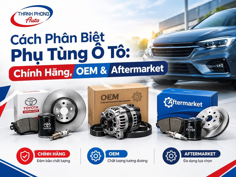 cách phân biệt phụ tùng ô tô